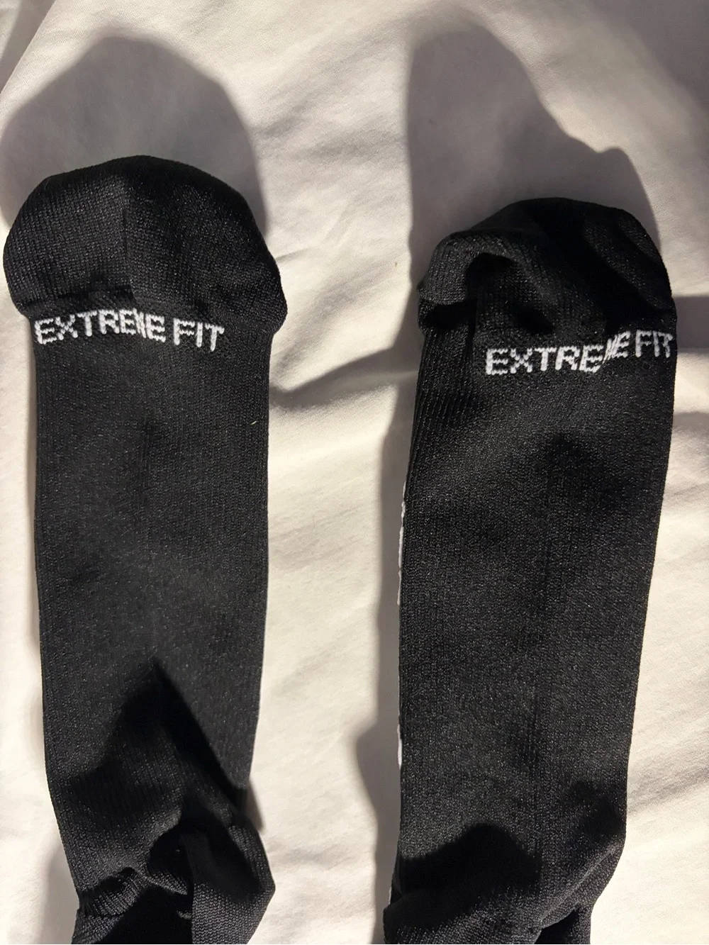Unisex Black & White Skeleton Print compression socks